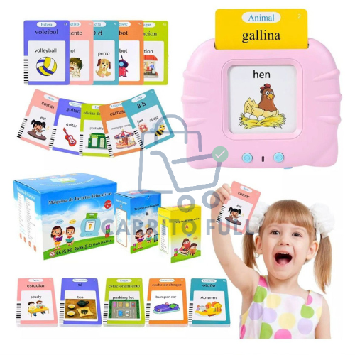 JUEGO LECTOR DE TARJETAS APRENDO INGLES