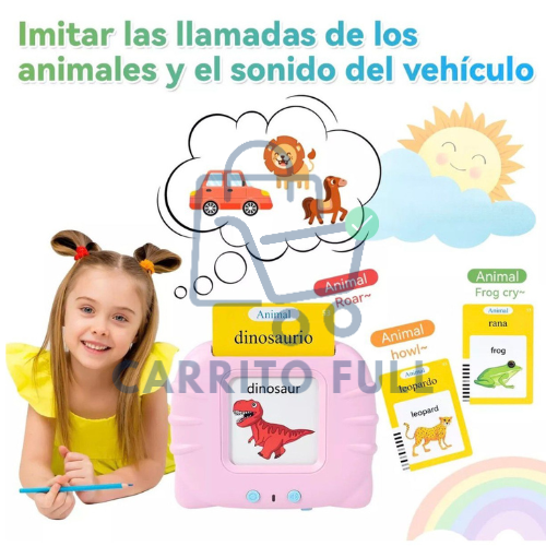 JUEGO LECTOR DE TARJETAS APRENDO INGLES