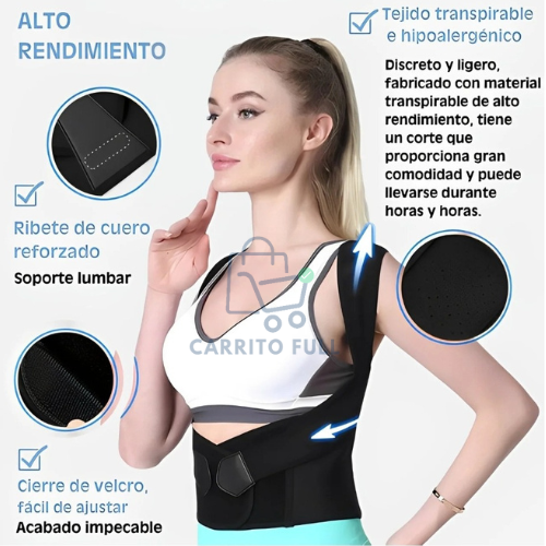 Corrector de postura chaleco